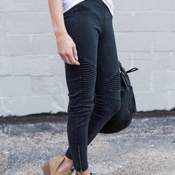 Moto Ankle Skinny Jeans - Picture 5 of 5